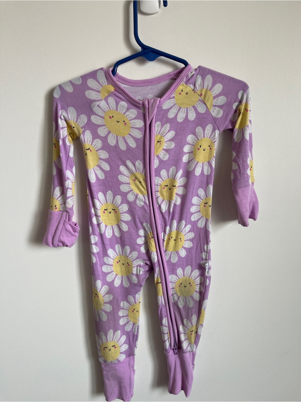 Little Sleepies Girls Daisy Zippy 0-3M